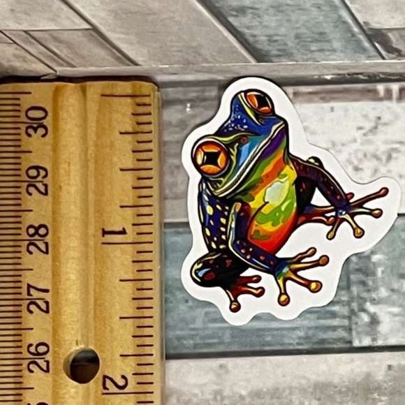 ๐10/$10๐ Psychedelic Frog Waterproof Sticker Decal - Picture 1 of 1